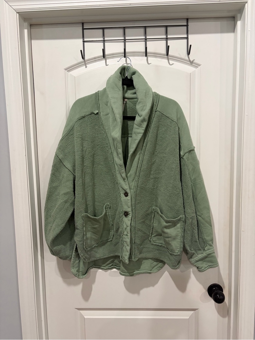 Free People Sage Green Jordan reverse Jacket